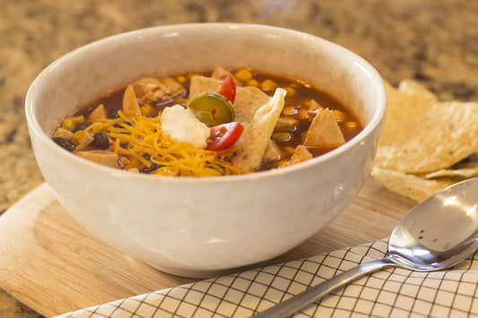 Cheesy Chicken Enchilada Chili