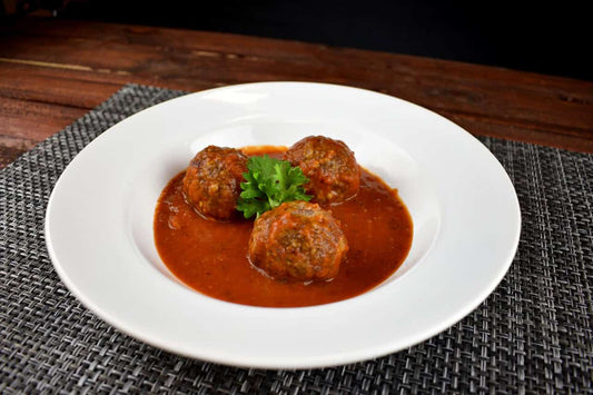 Mozzarella-Stuffed Italian Elk Meatballs