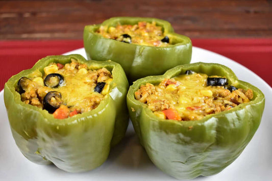 Wild Turkey Stuffed Peppers