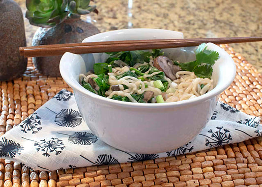 Vegan Creamy Mushroom Ramen