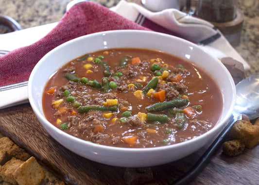 Quick Tomato Hamburger Soup