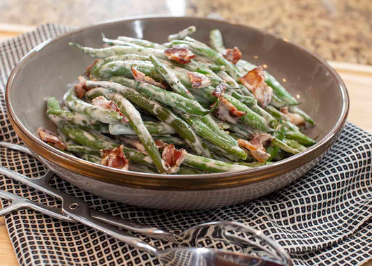 Bacon Ranch Green Beans