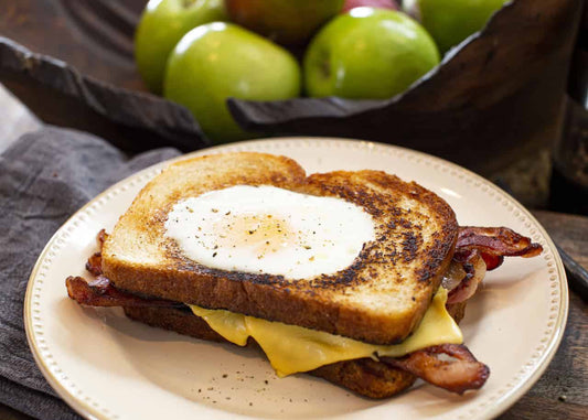 Toad in the Hole Bacon Sandwich