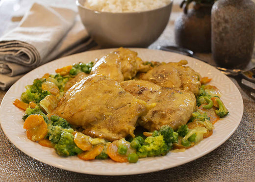 Curried Chicken Thighs