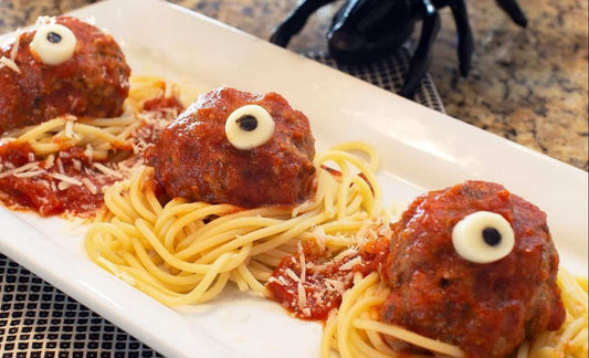 Zombie Eyes – Halloween Meatballs