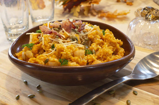 Pumpkin Rice with Bacon