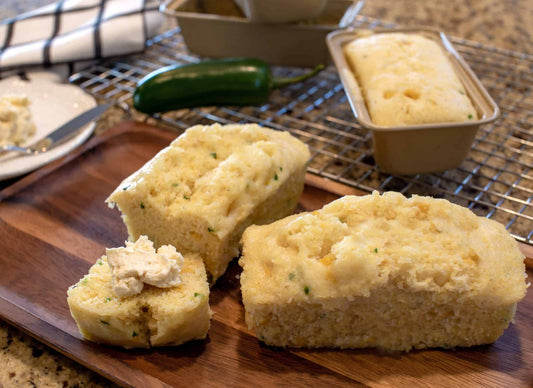 Jalapeno Corn Bread with Honey Butter