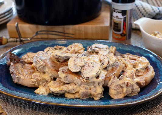 Bacon Mushroom Pork Chops