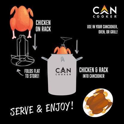 CanCooker Foldable Chicken Rack